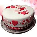Pretty Love Chocolate Fondant Cake 1 Kg