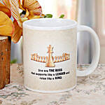 The Best Boss Printed Mug