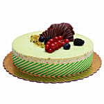 10 Orange Roses & Kifaya Cake 8 Portions