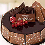 500Gm Fudge Cake For Birthday