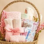 Baby Girl Comfort Gift Basket