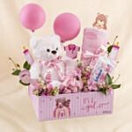 Baby Girl Pink Gift Hamper