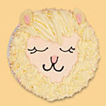 Baby Lion Face Red Velvet Cake 2 Kg