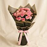 Baby Rose N Carnation Flower Bouquet