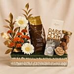 Bateel Coffee Time Collection Flower Tray