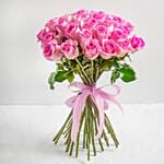 Beautiful 25 Pink Roses Bouquet