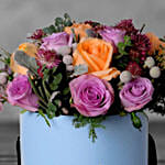 Beauty Of Mix Roses In A Box