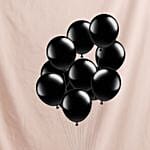 Black Latex Balloon Set