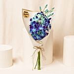 Blue Orchid Bouquet For Teachers