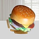 Burger Theme Cake 16 Portions Chocolate