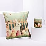 Cheerful Spring Cushion N Mug
