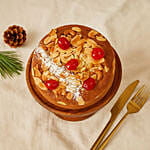 Cherry And Almond Flakes Cake