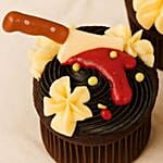 Chocolate Halloween Cupcakes 4 Pieces