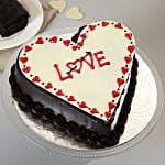 Chocolate Truffle Love Cake 1.5 Kg