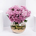 Chrysanths Charm Mothers Day Elegant Vase