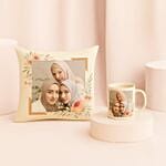 Cushion N Mug Sister Gift Set