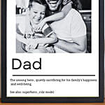Dad Definition Photo Frame Gift For Dad