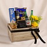 Deluxe Snack And Cologne Gift For FatherS Day