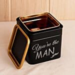 Deluxe Snack And Cologne Gift For FatherS Day