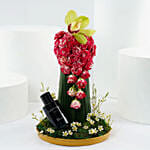 Dior Sauvage Perfume For Men 50ML With Red Roses Arrangements