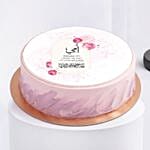 Eternal Pink Rose N MomS Delight Cake