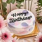 Fabulous Birthday Flowers N Cake Combo