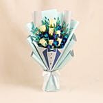 FatherS Day Flowers N Cake Combo