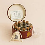 Feel Good Tea Burgundy Leather Box