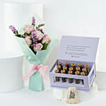 Flower Bouquet N Feel Good Tea Discovery Premium Box