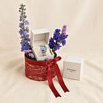 Fontenay Paris Watch For Her N Delphinium Flower Box