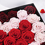 Forever Rose Heart Box