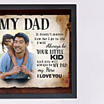Framed Wall Art With FatherS Day Message