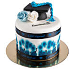 Graduation Boys Red Velvet Cake