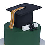 Graduation Red Velvet Cake