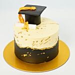 Graduation Rich Chocolate Fondant Cake