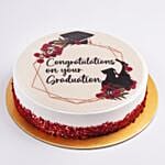 Graduation Velvet Cake 4 Portion