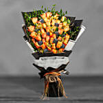 Grand Orange Roses Bouquet