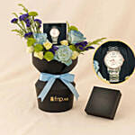 Guy Laroche Timepiece For Men In Mix Flower Bouquet