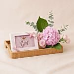 Its A Girl Bostani Chocolate Box N Flower Tray