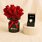 Just Cavalli Golden WomenS Watch N Bouquet
