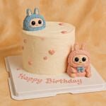 Labubu Doll Tall Birthday Cake 1 Kg