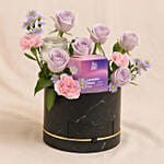 Lavender Allure Flower N Tea Combo