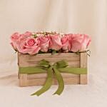Luminous Acrylic N Rose Crate For Sister
