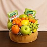 Mini Fruit And Juice Basket