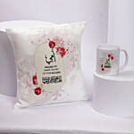 Mothers Day Elegant Cushion n Mug Combo