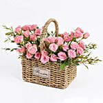 Mothers Day Spray Rose Basket