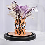 Mothers Eternity Love Forever Purple Rose