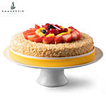 Mouth Watering Cream Fruit Cake