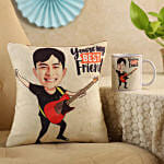 My Best Friend Personalised Cushion & Mug