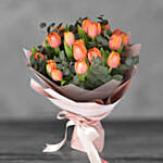 Orange Tulip Bouqet